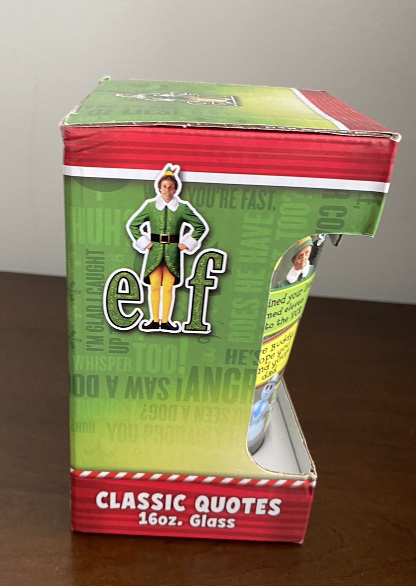 Elf Classic Quotes Glass 16 oz. (Brand New) - photo 3
