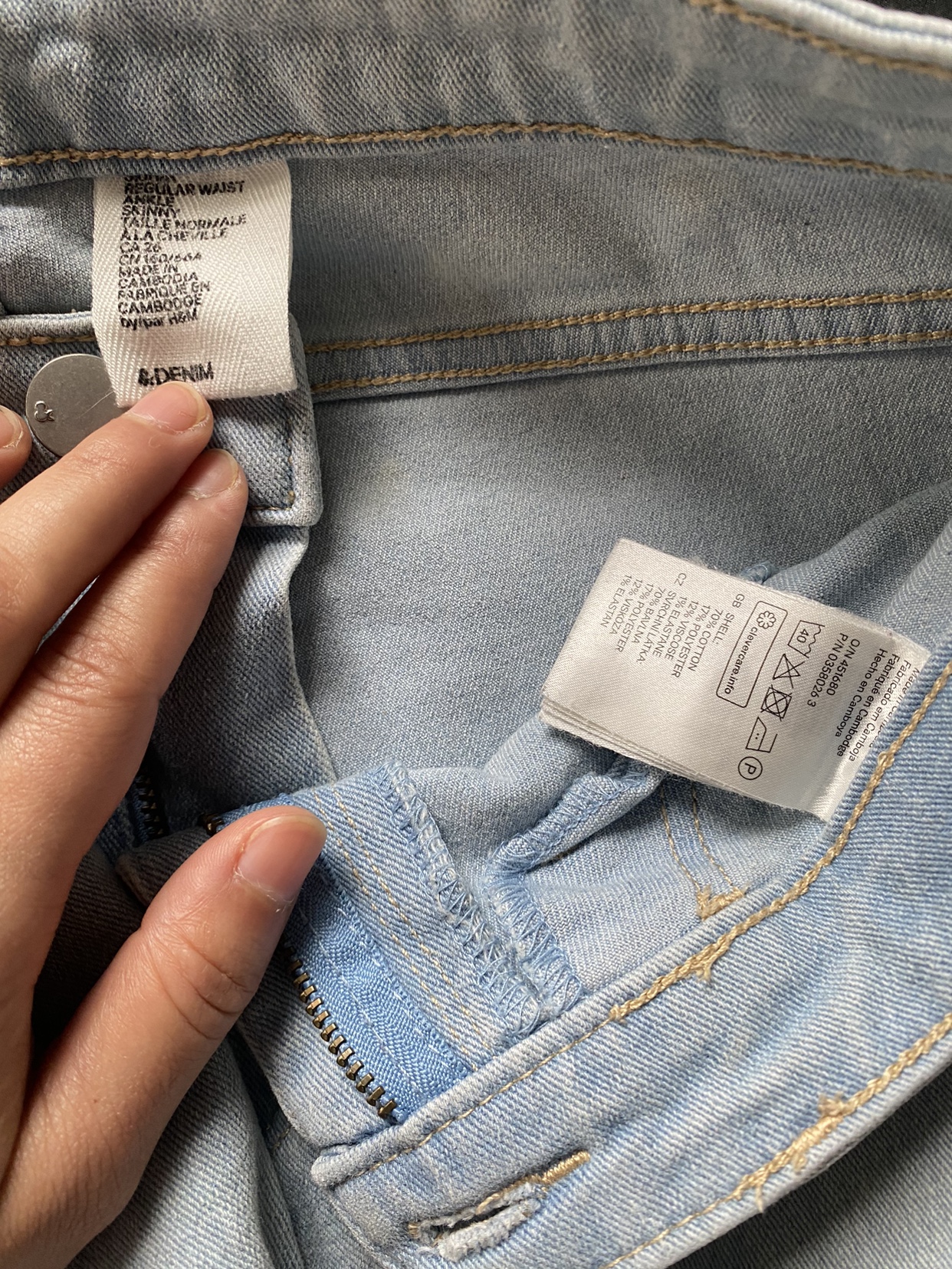 H&M Skinny denim jeans 💕 image indicator(5)