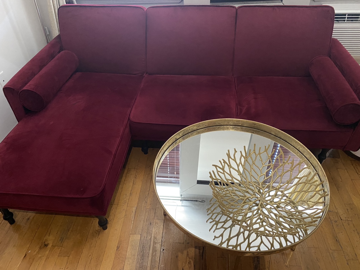 Vintage sofa, bed, and coffee table - photo 5