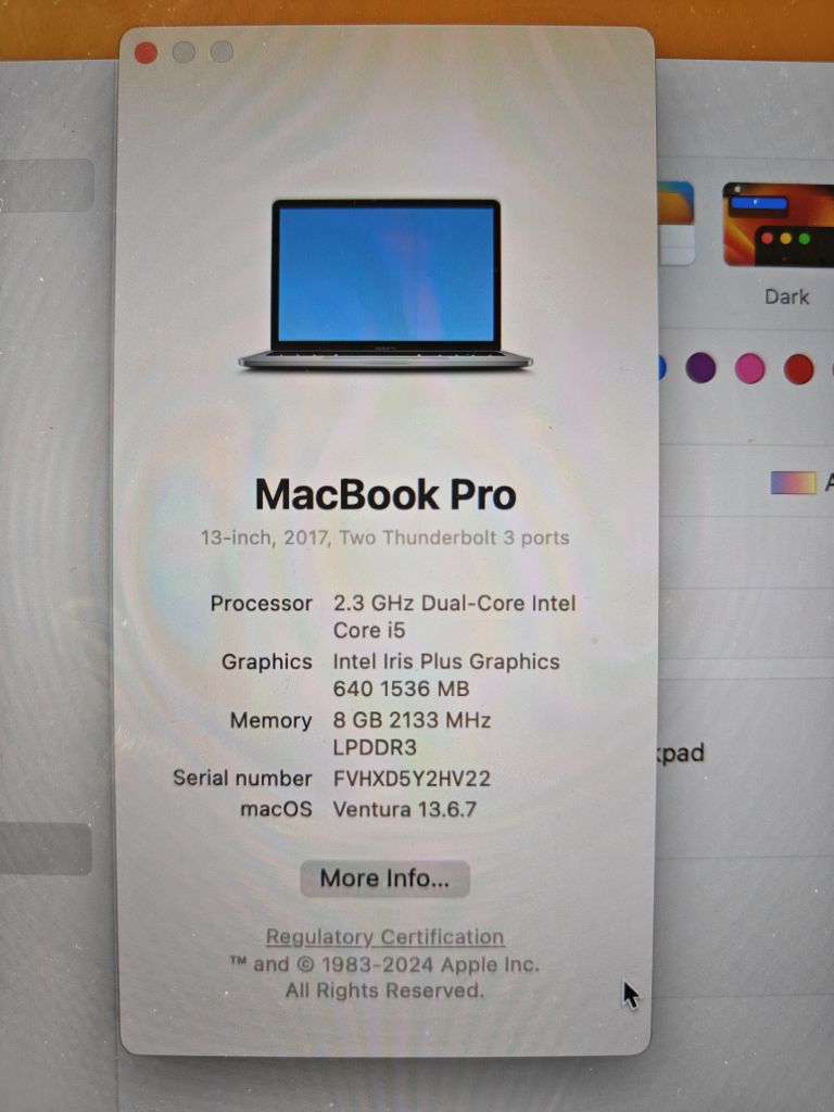 2017 MacBook PRO 13 inch - photo 2