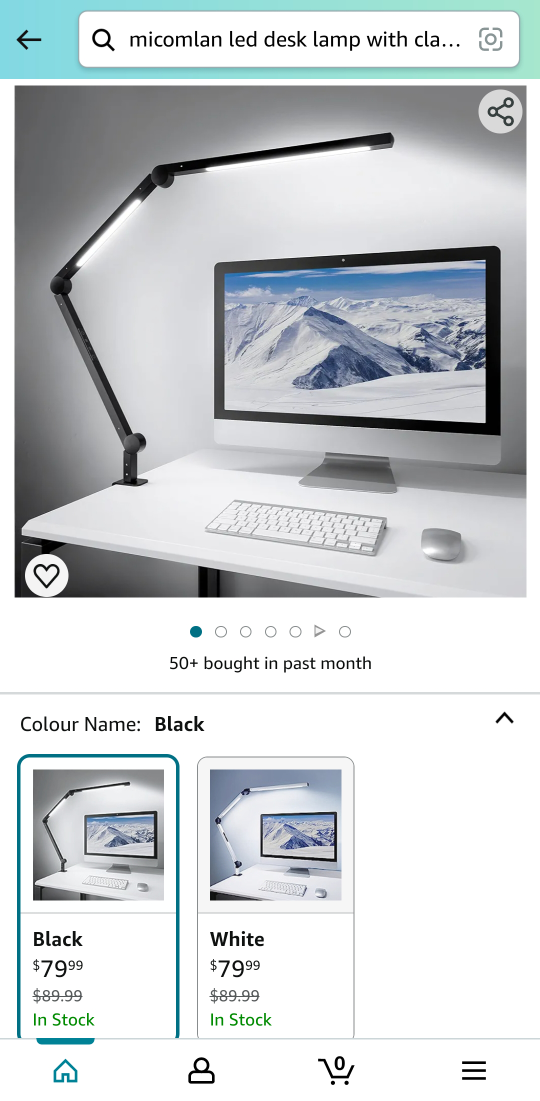 LED Dual Desk Lamp with clamp image indicator(3)