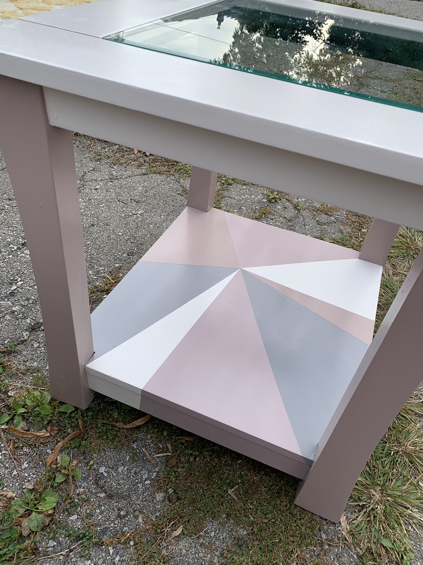 Refinished, Redesigned End Table - photo 2