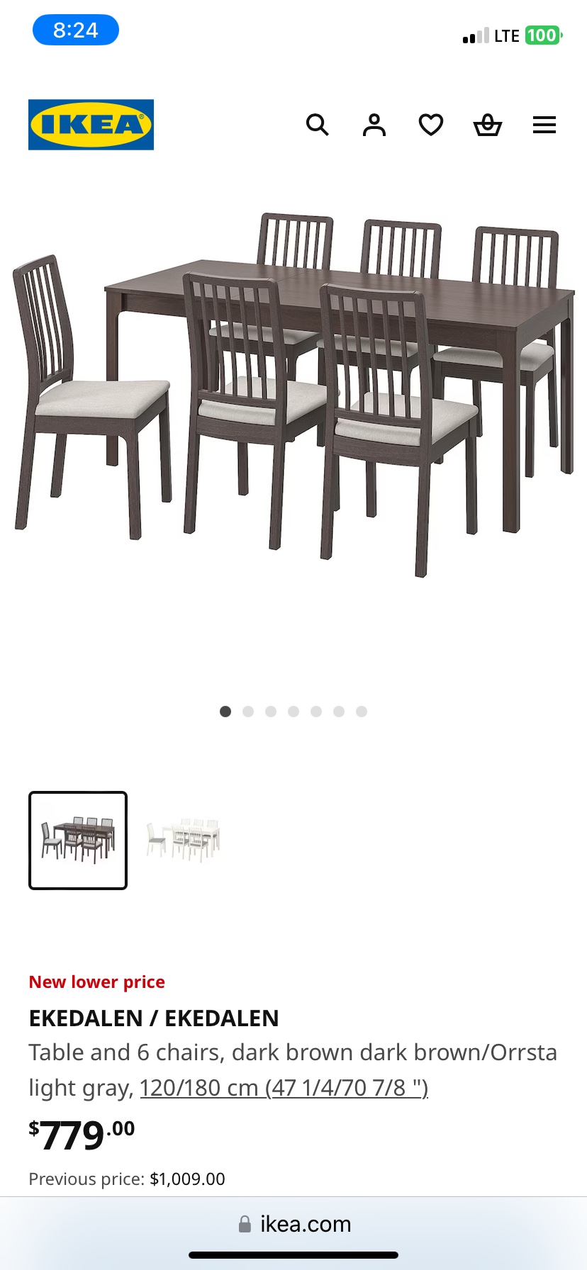 Can deliver—Ikea extendabley table and 6 chairs—Retail: $872. - photo 5