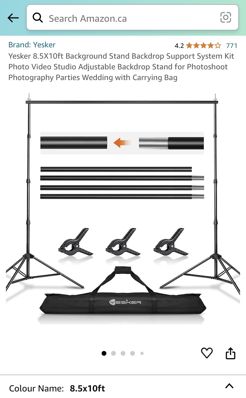 Portable Photoshoot Backdrop Holder - photo 4