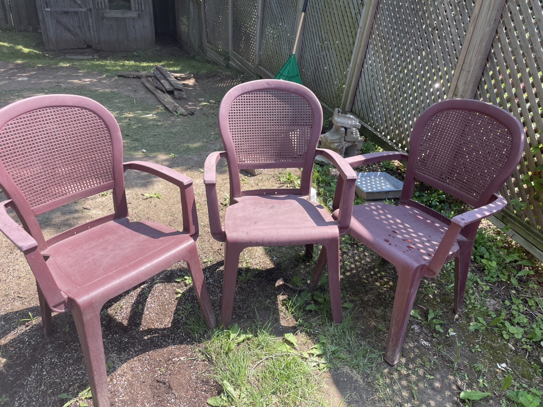 Plastic chairs