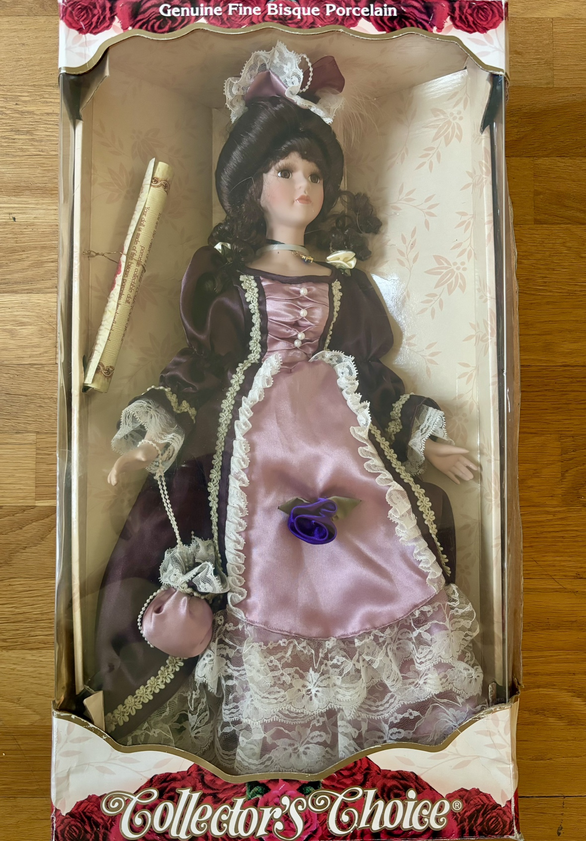 Genuine Fine Bisque Porcelain Doll, Limited edition image indicator(2)