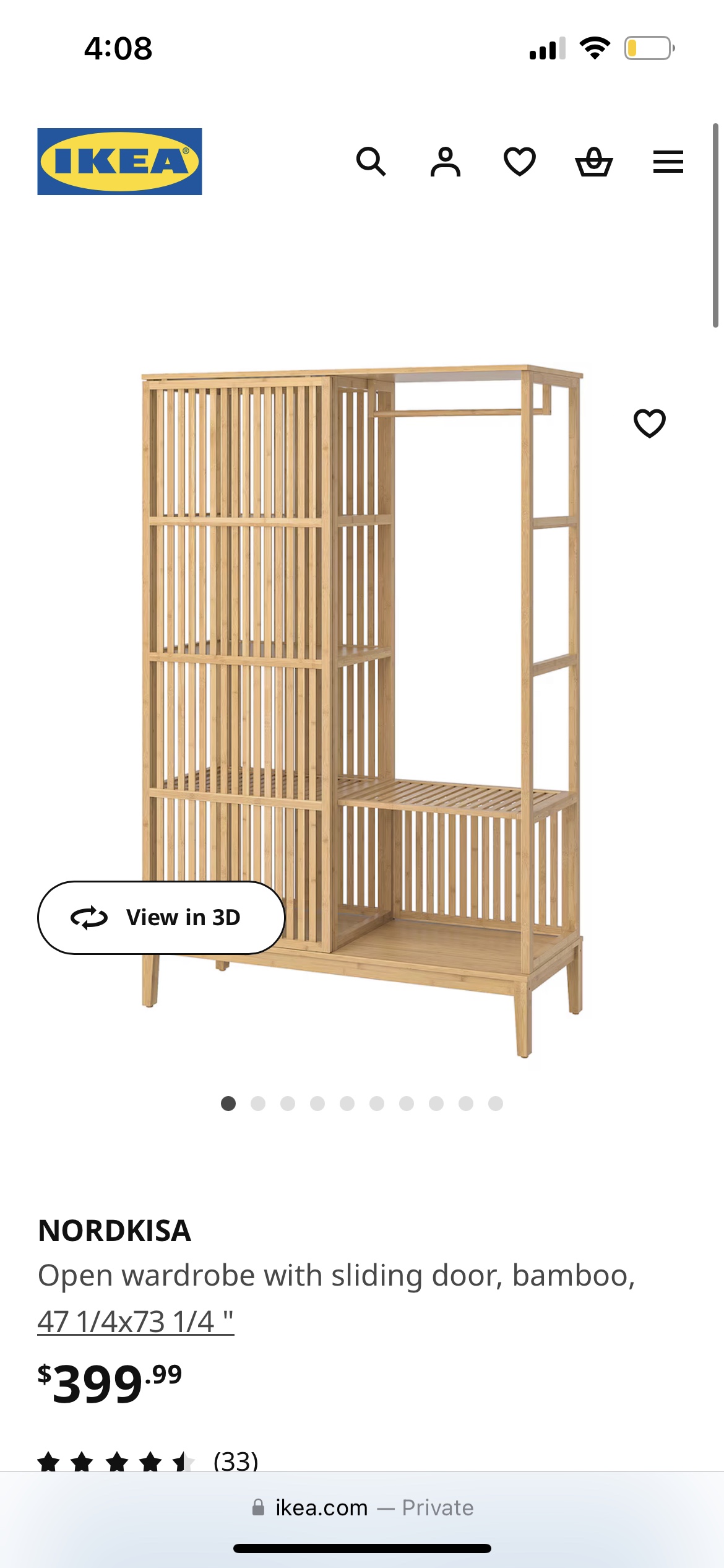 IKEA armoire