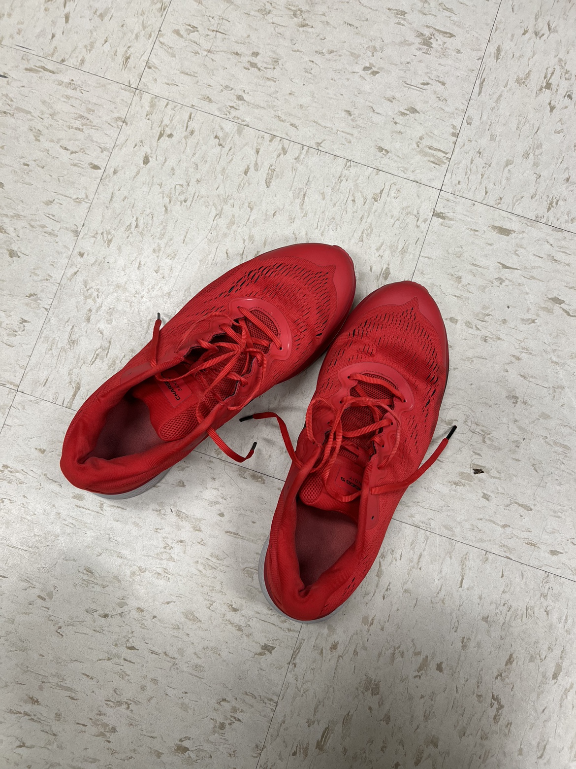 Men's Red Under Armour Running Shoes thumbnail