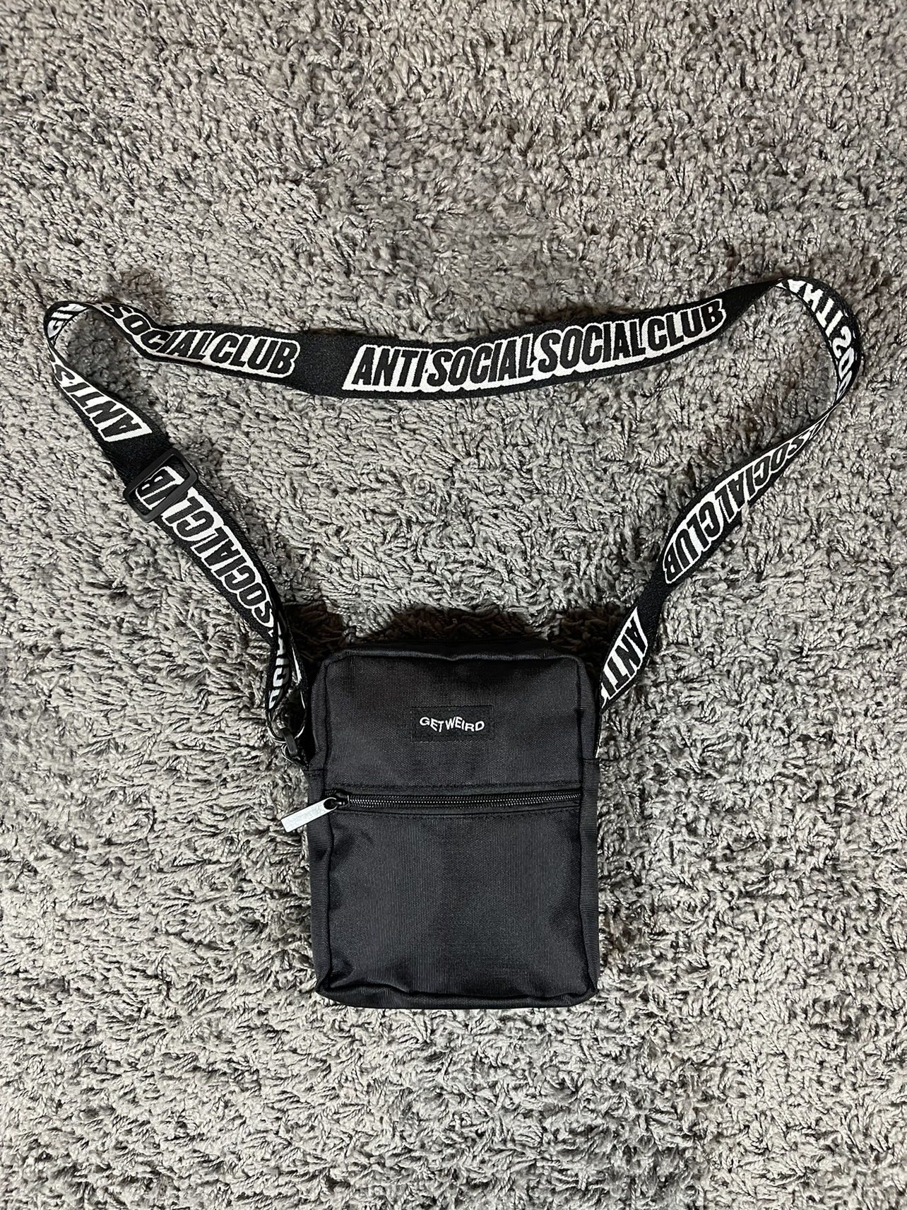 2018FW Anti Social Social Club ASSC Get Weird Shoulder Side Bag thumbnail