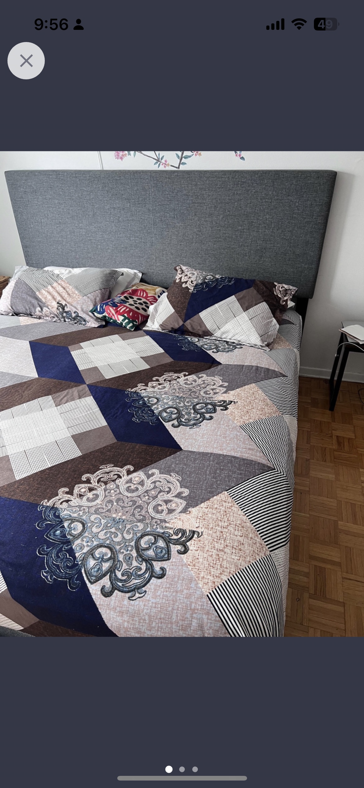 King size bed with mattress for sale - photo 3