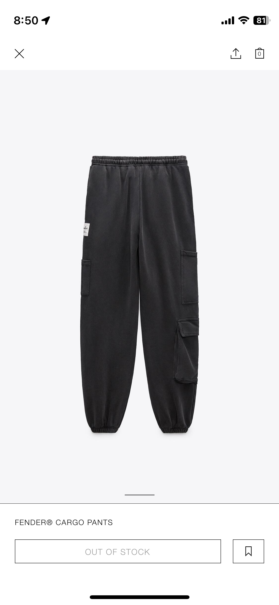 Zara Cargo jogger pants M - photo 4