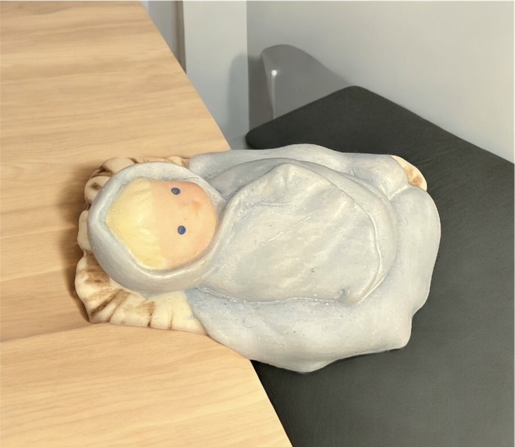 Vintage AVON Heavenly Blessings Nativity Collection Holy Family image indicator(5)