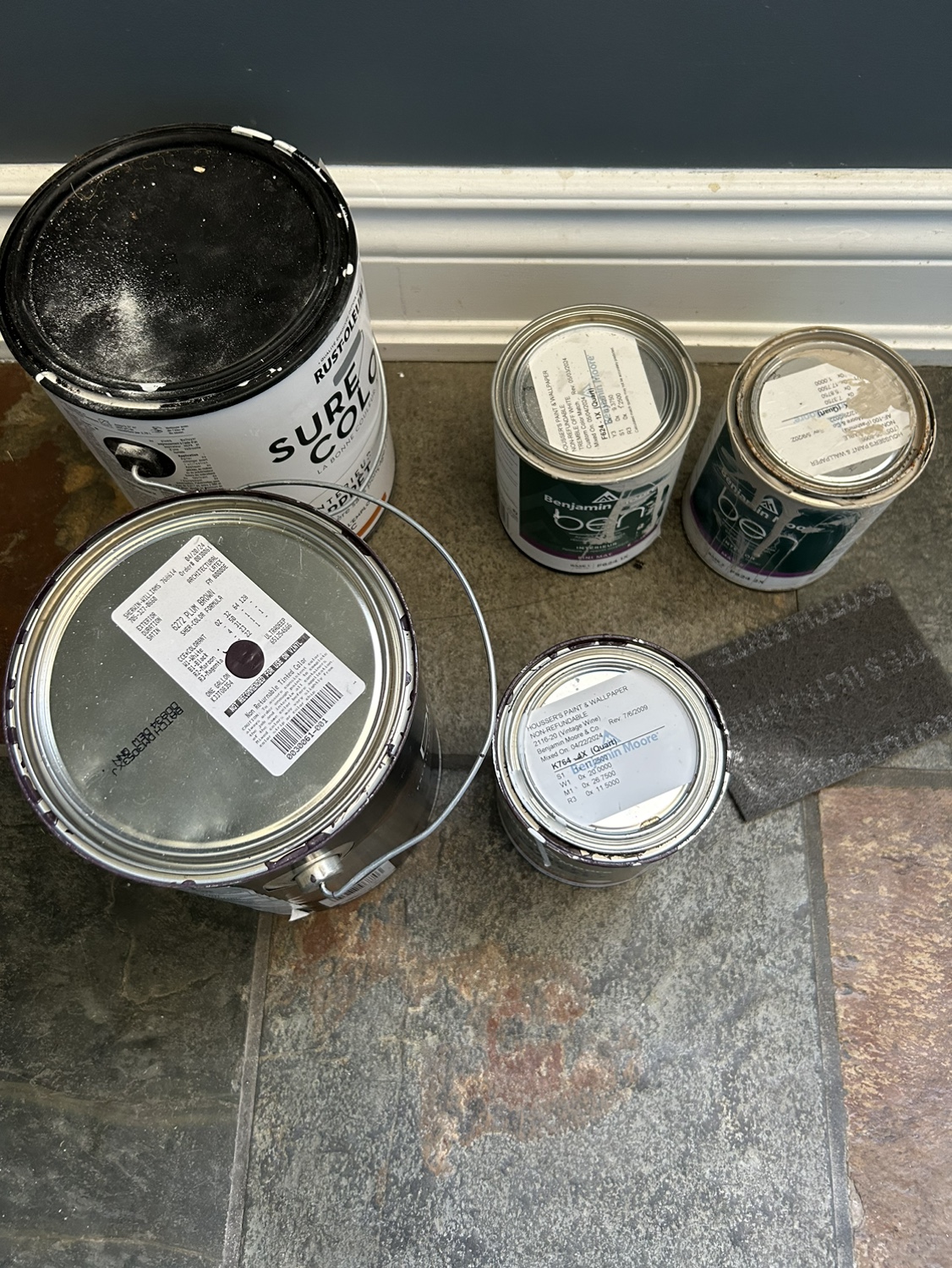 Leftover paint