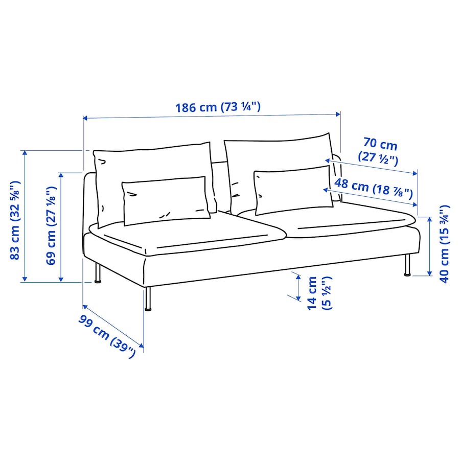 Ikea  Modern Sofa (Soderhamn) - photo 4