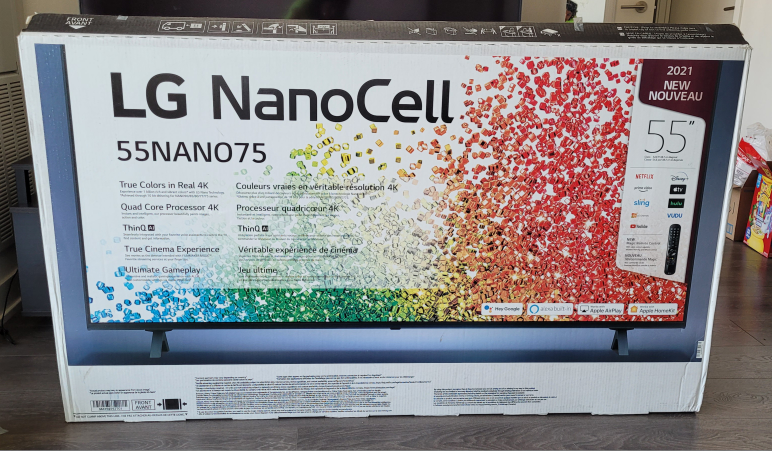 LG NanoCell Smart 4K TV + TV Unit/Stand