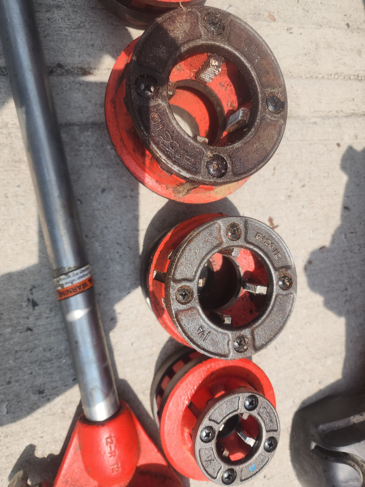 Ridgid Pipe Threading Die Set - photo 2