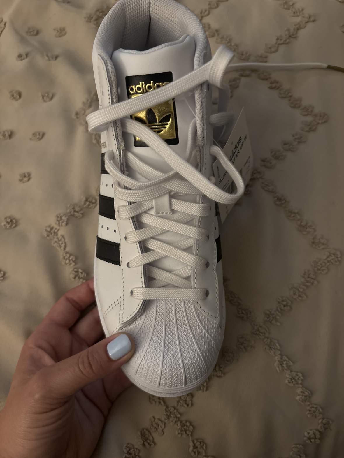 Women’s Adidas Superstars (high top) image indicator(2)