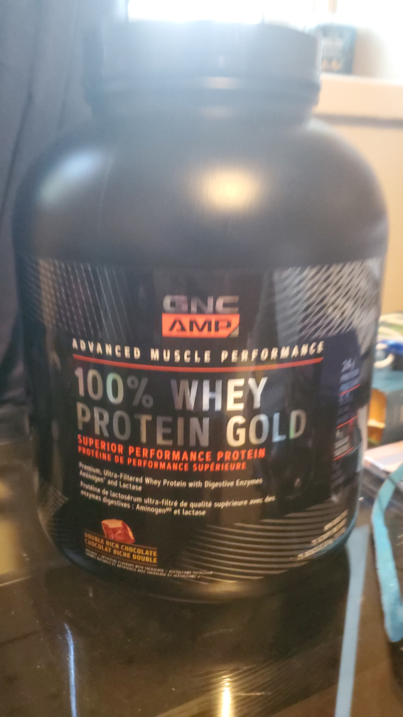 GNC AMP 100% Whey Protein Gold