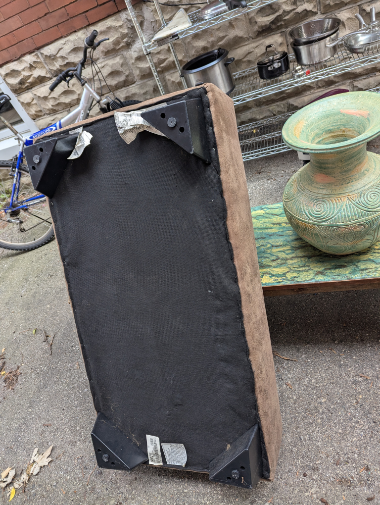 beige suede ottoman with storage image indicator(4)