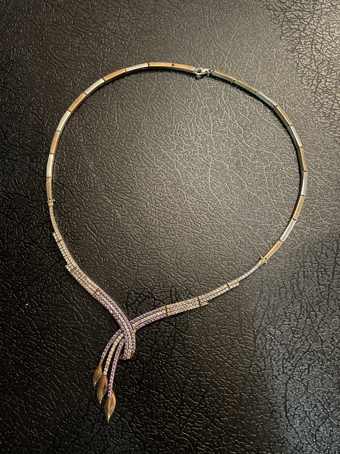 925 Sterling Silver/Copper Turkey Necklace