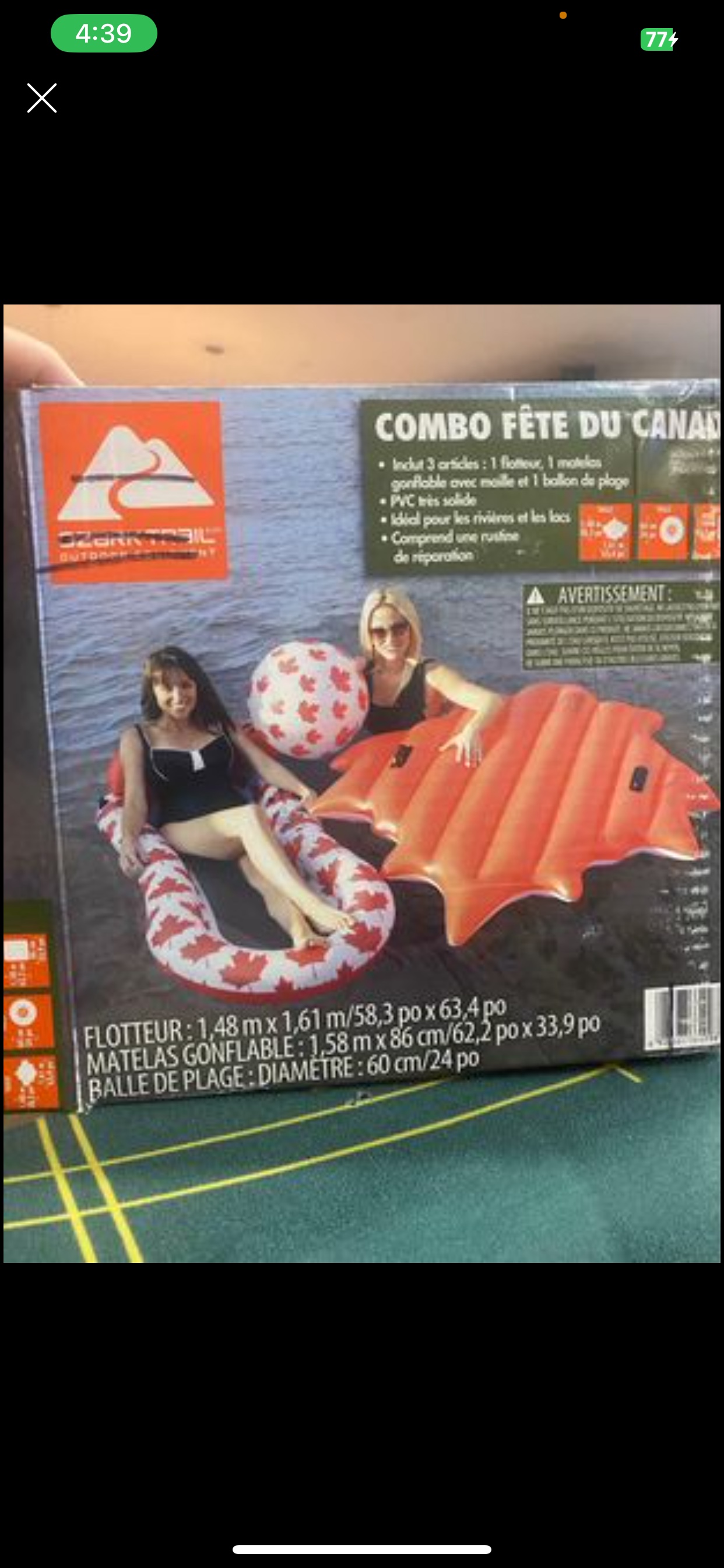 Canada day float  set