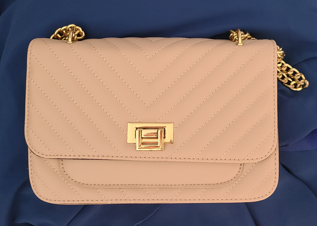 Rose Gold Crossbody purse bag (brand new)