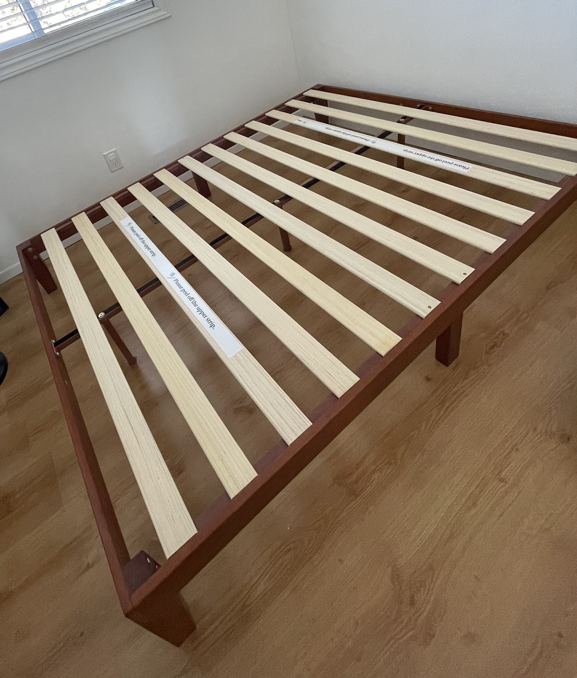Solid Wood Queen Bed Frame - photo 3