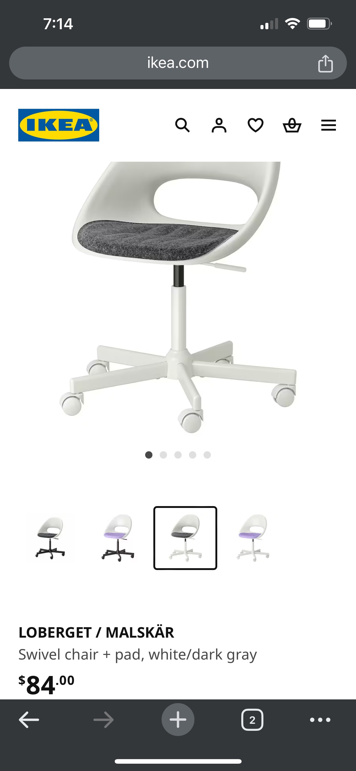 Swivel chair