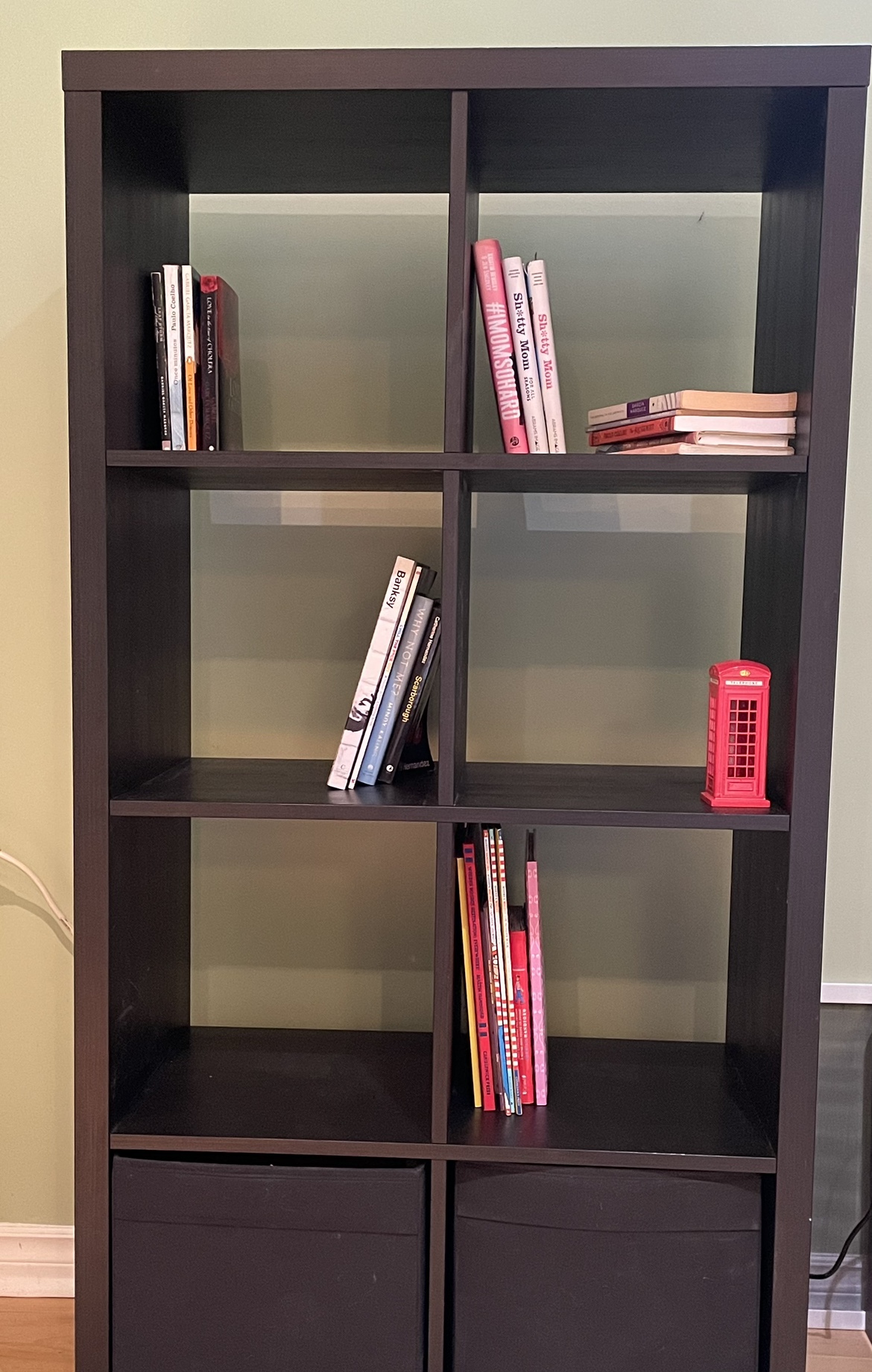 IKEA KALLAX Shelf unit, black-brown, thumbnail