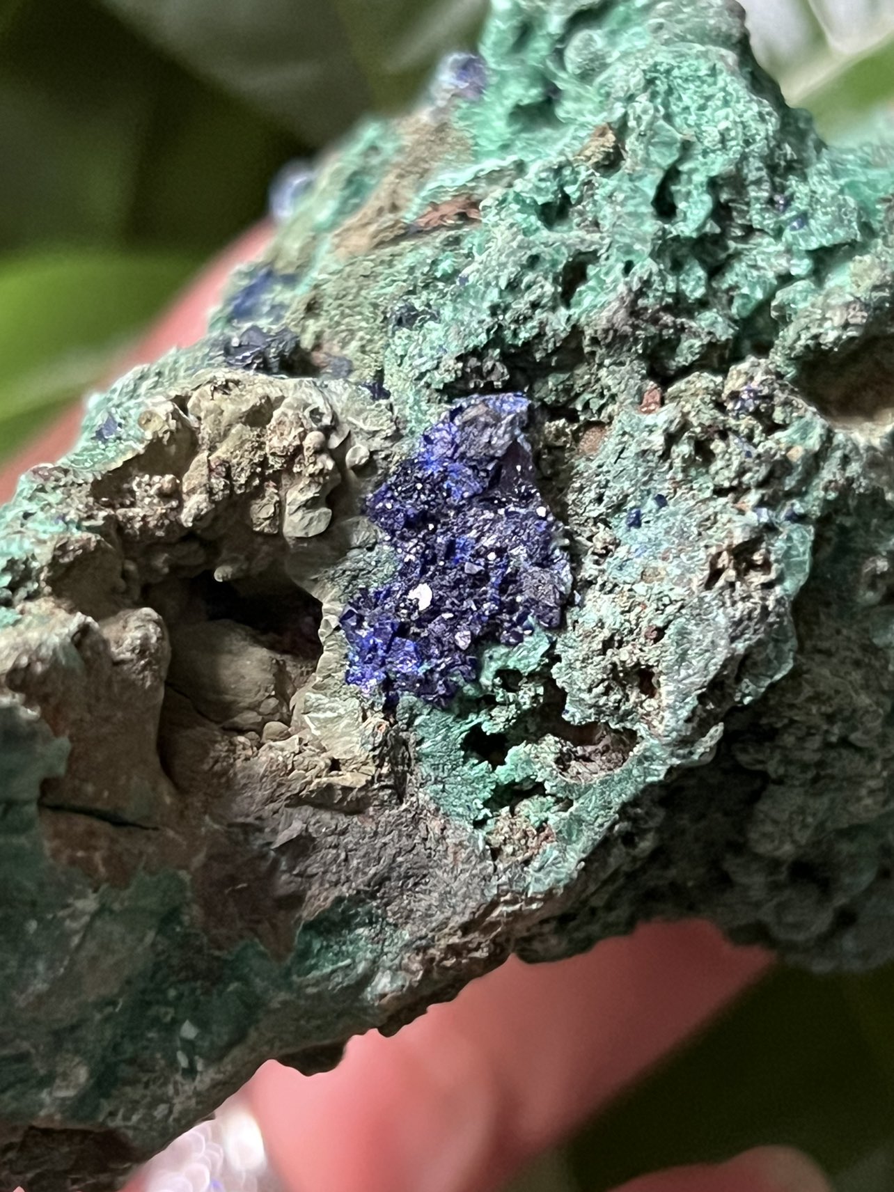 Malachite specimen (b) | crystal image indicator(5)