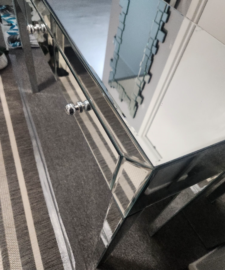 mirror console table with 3 drawer - photo 4