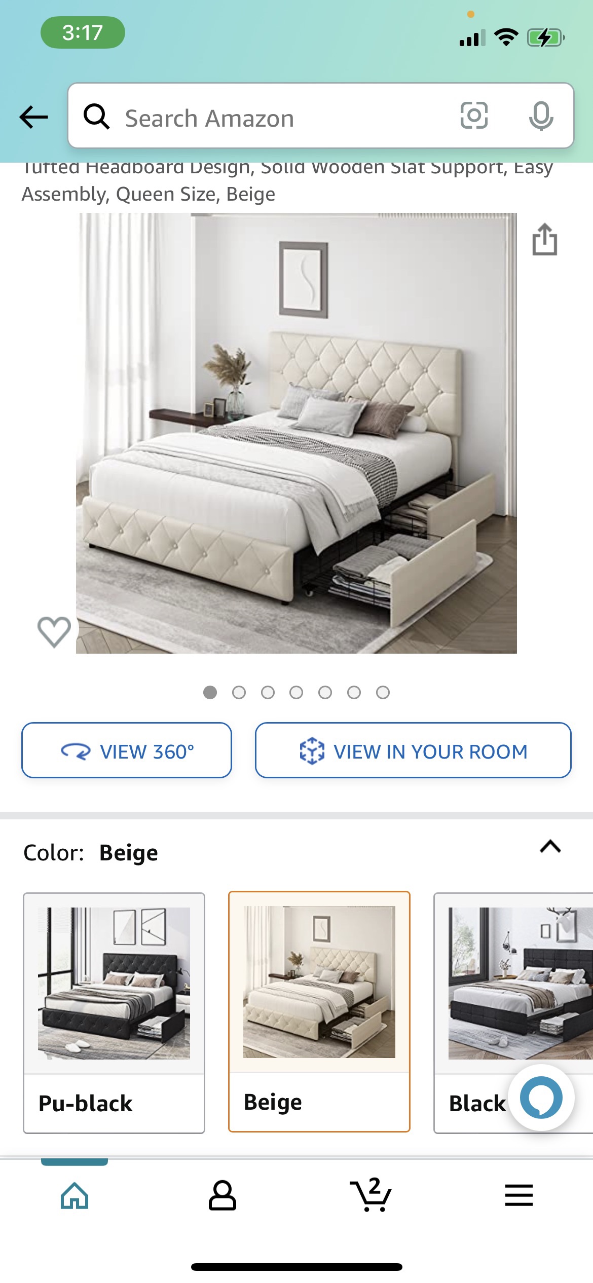Full size firm Innerspring Mattress with bed frame.