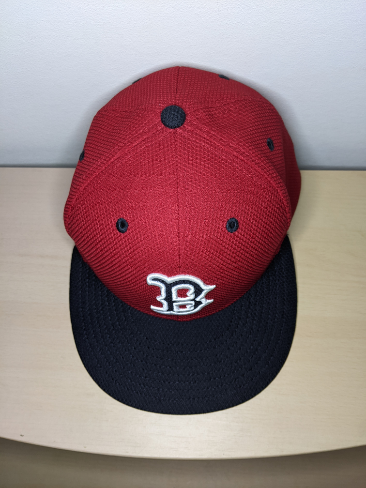 ⚽ Boston Red Sox MLB New Era 59FIFTY Fitted Hat Cap Size 7 1/8 image indicator(2)