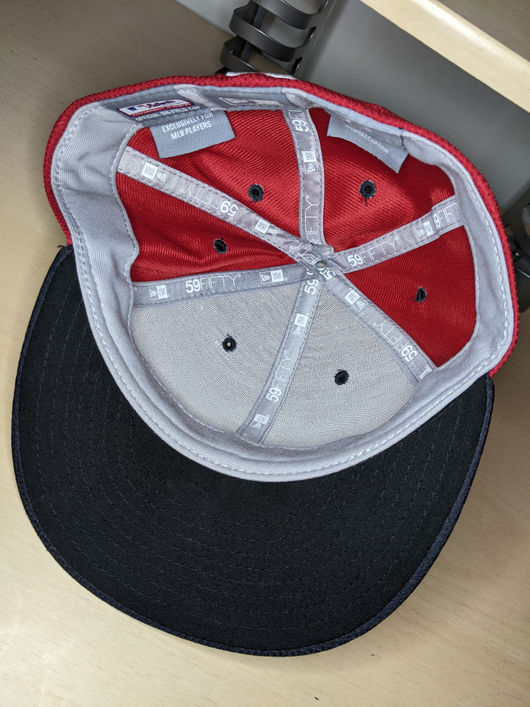 ⚽ Boston Red Sox MLB New Era 59FIFTY Fitted Hat Cap Size 7 1/8 image indicator(4)