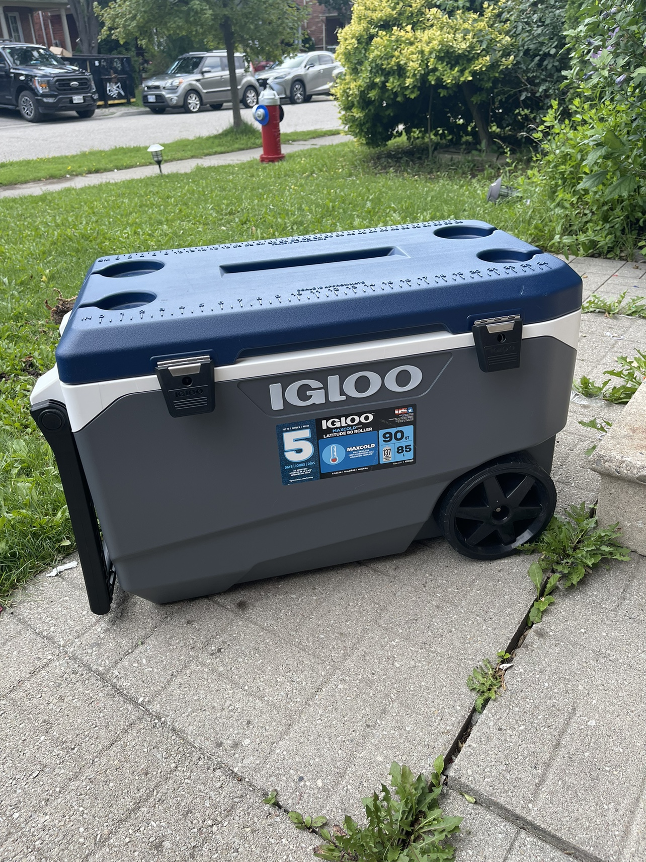 Igloo MaxCold 90 Quart Roller Cooler, Cooler thumbnail