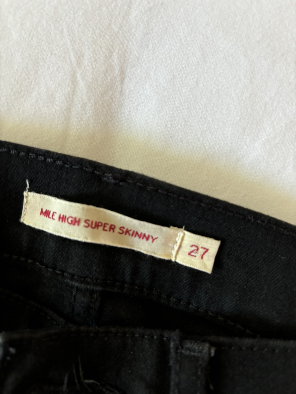 Levi’s Black Mike High Super Skinny Jeans - photo 5