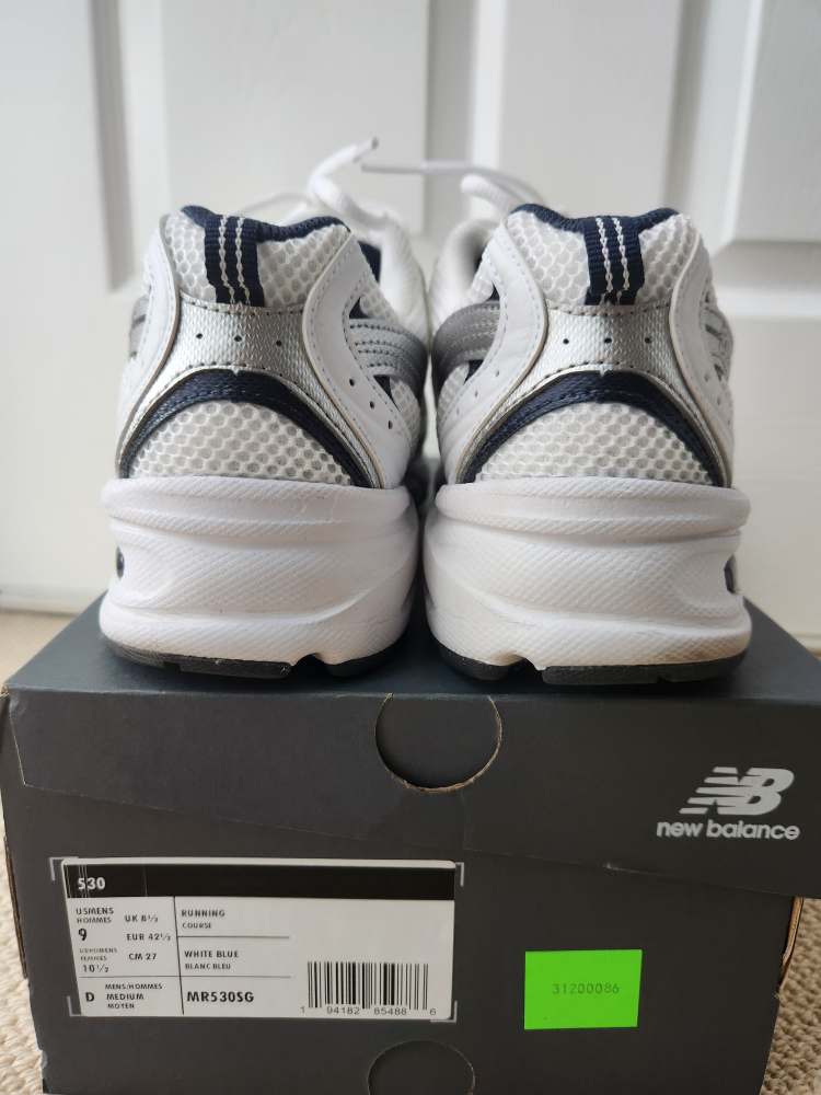 💥New Balance💥530 White with Natural Indigo Men US 9 - photo 3