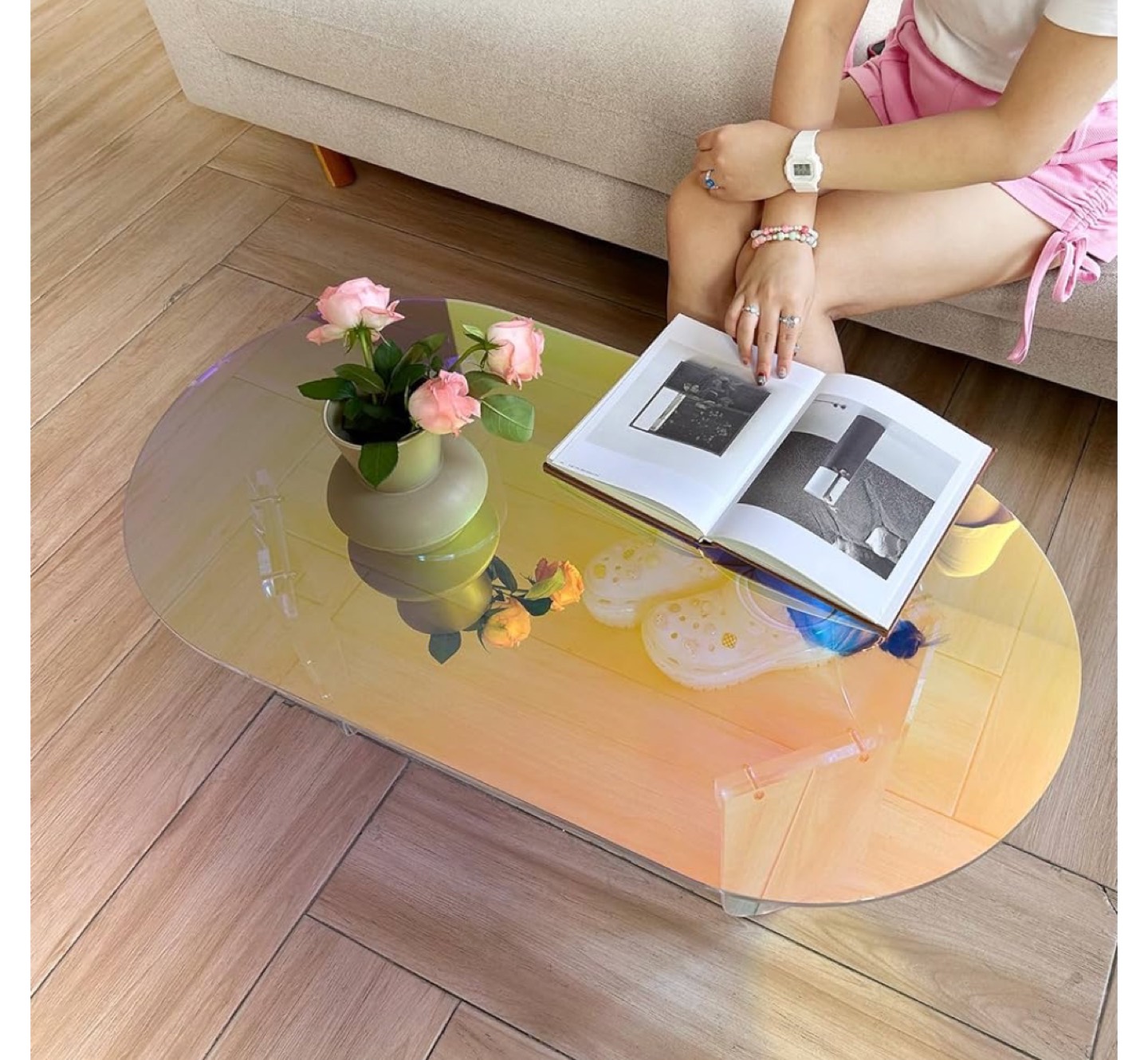 Acrylic coffee table - photo 4