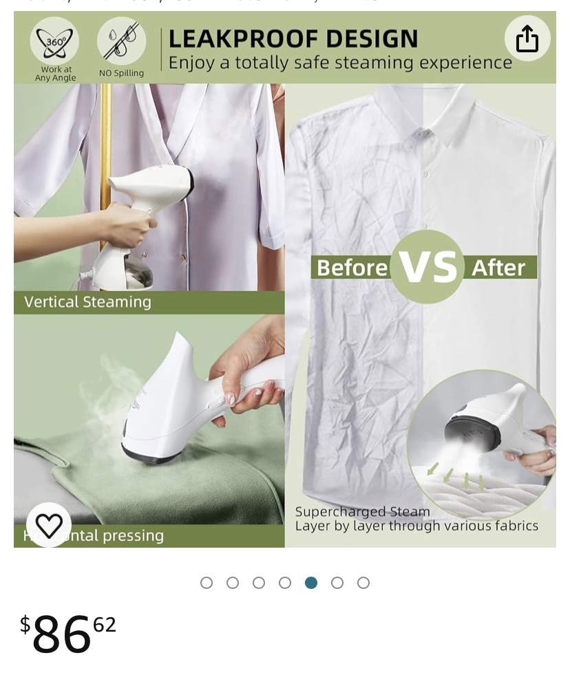 BNIB! Portable Steamer image indicator(2)