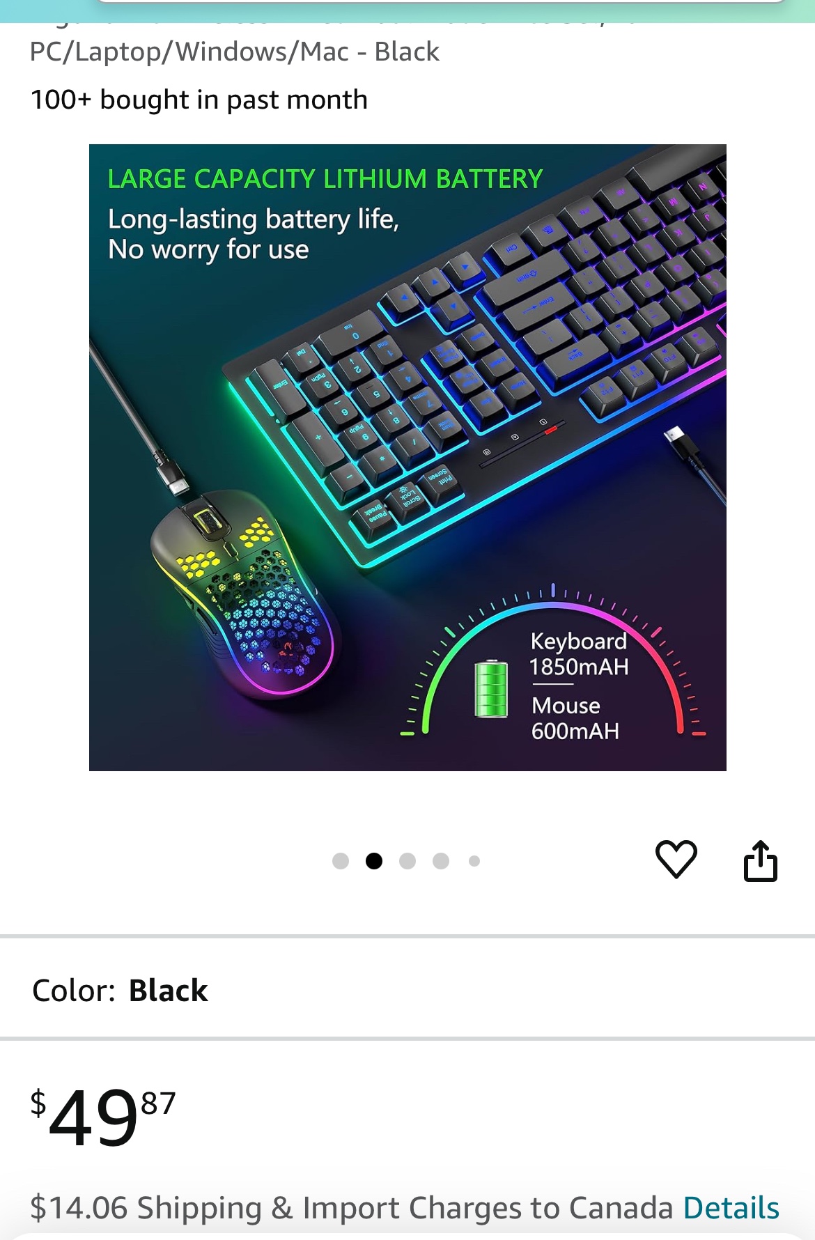 Wireless keyboard thumbnail