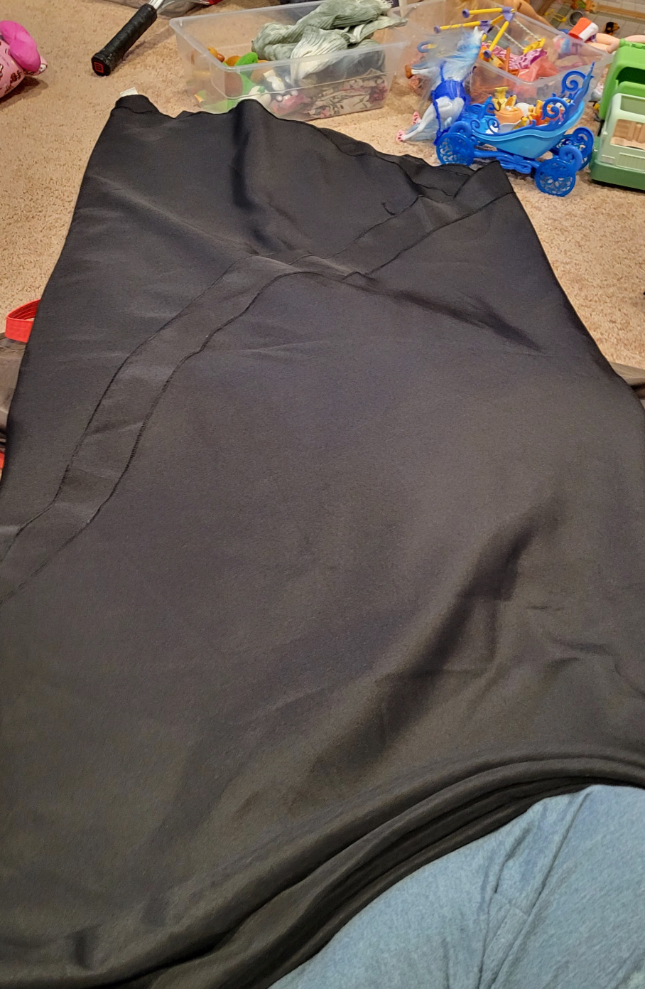 108" Round Black Tablecloth - photo 3