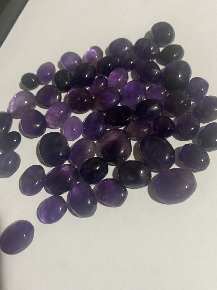 #freecycle amethyst cabochons (1 per person) thumbnail