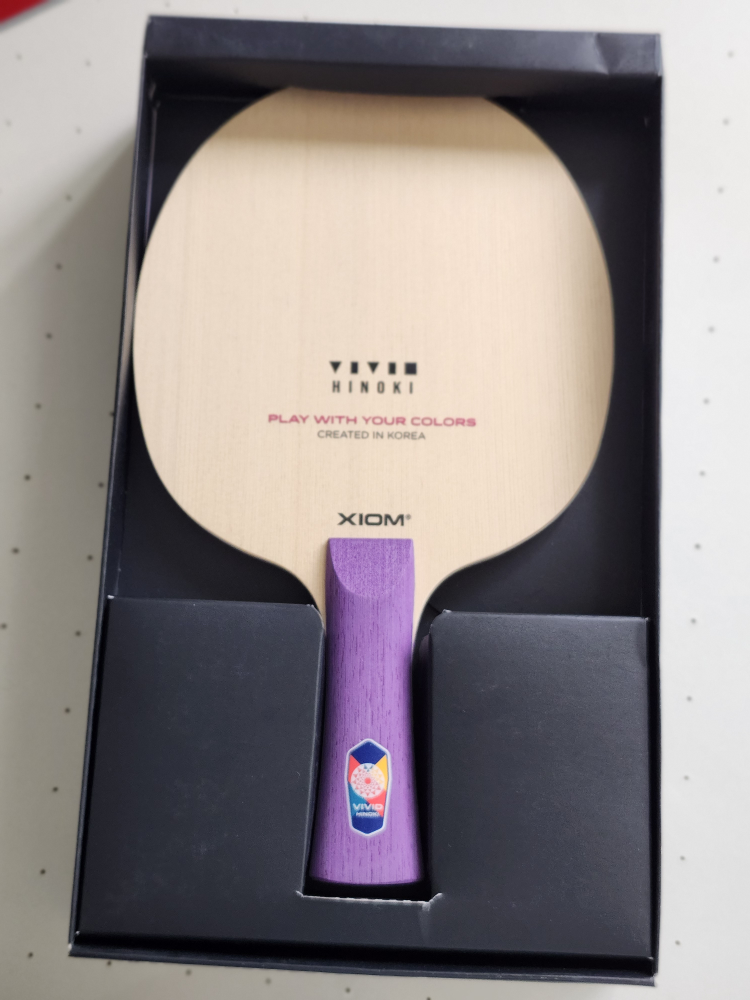 Xiom Vivid Table Tennis Racket (No Rubber)