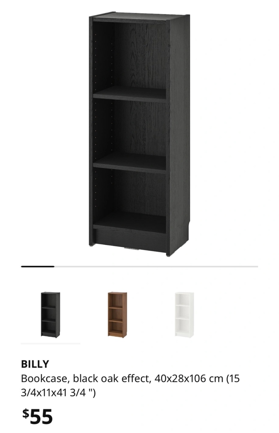 Last day! IKEA book case -black - photo 2