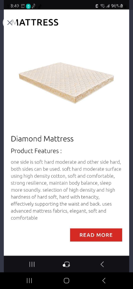 Mattress double, SEAHORSE acupuncture speciality item thumbnail