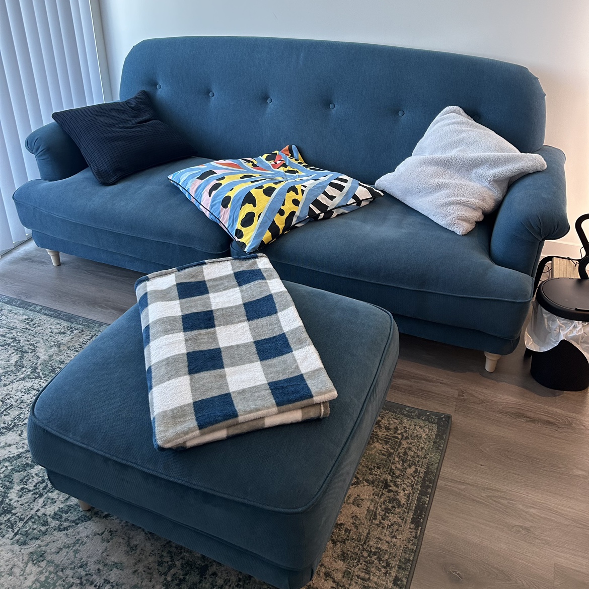Sofa/Couch + Footstool