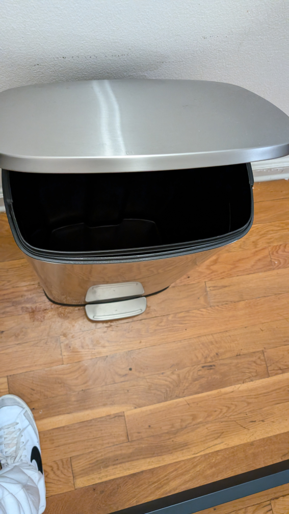 stainless steel garbage can - photo 3
