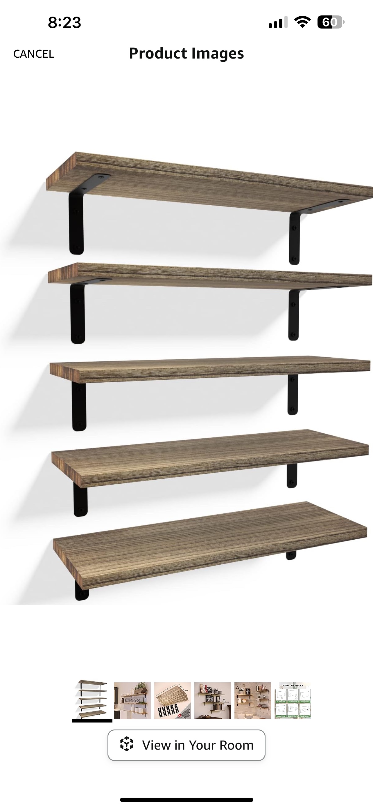 Floating Shelves Wooden