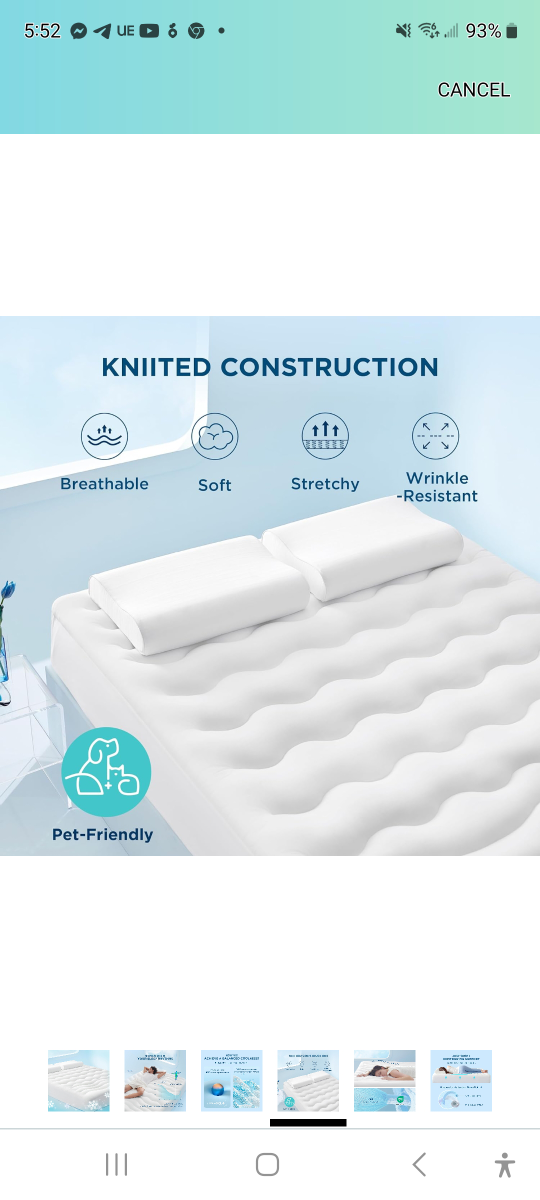 Brand new Cooling Mattress Pad Twin XL. - photo 4