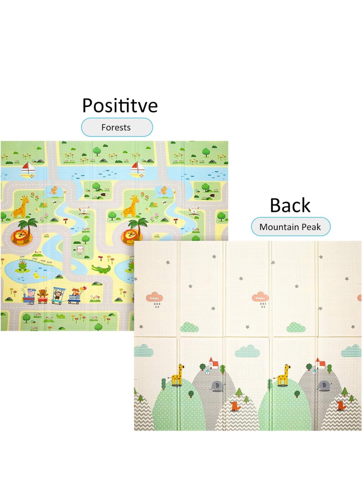 Foldable playpen - baby safety play yard with and baby play mat - photo 5